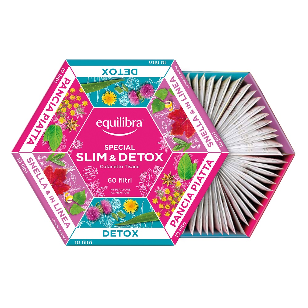 Cofanetto Tisane Slim&Detox Equilibra(R) 60 Filtri