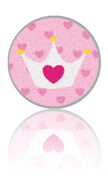 System75 Cuore Rosa 5Mm 121 Studex 2 Pezzi