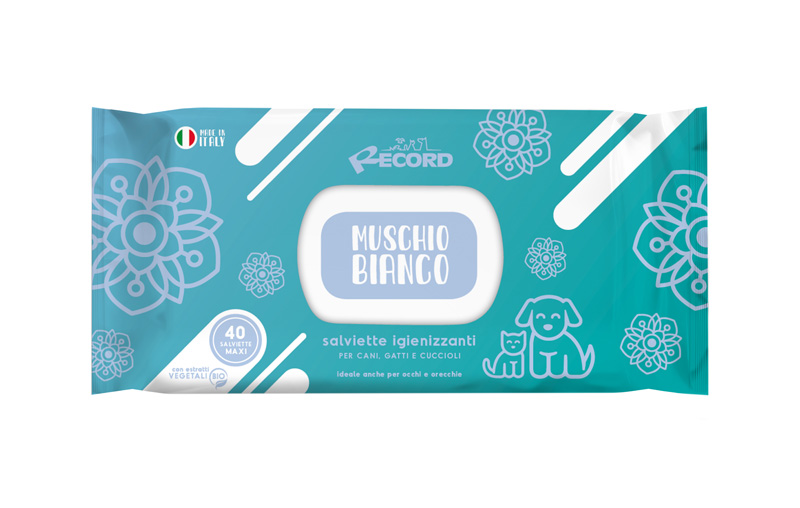 Record 40 Salviette Igienizzanti Maxi Mu