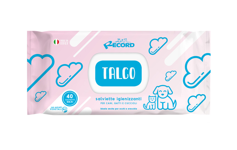 Record 40 Salviette Igienizzanti Maxi Ta