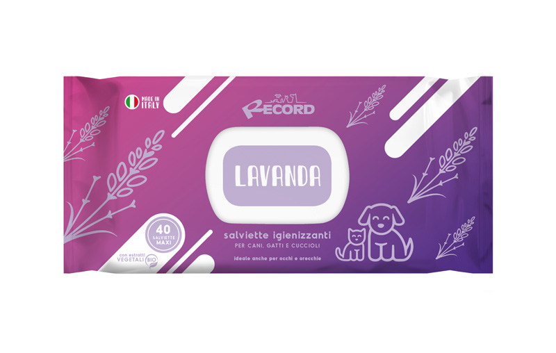 Record 40 Salviette Igienizzanti Maxi La