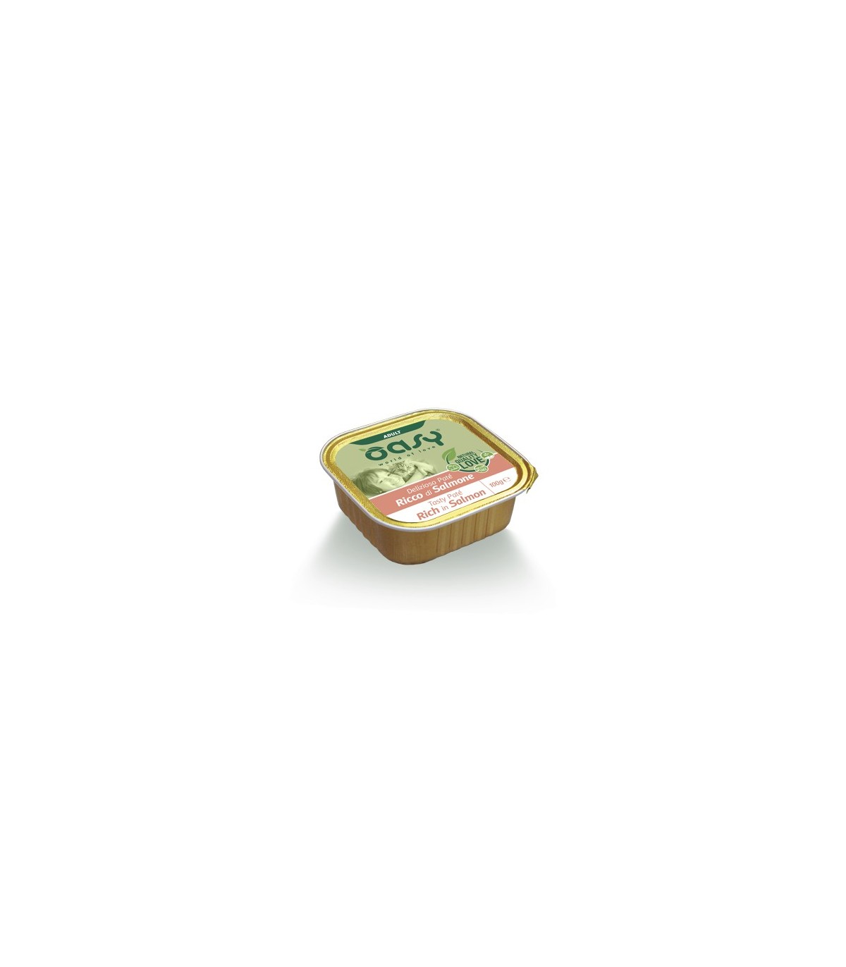 Oasy Wet Cat Del Pate Salm100G