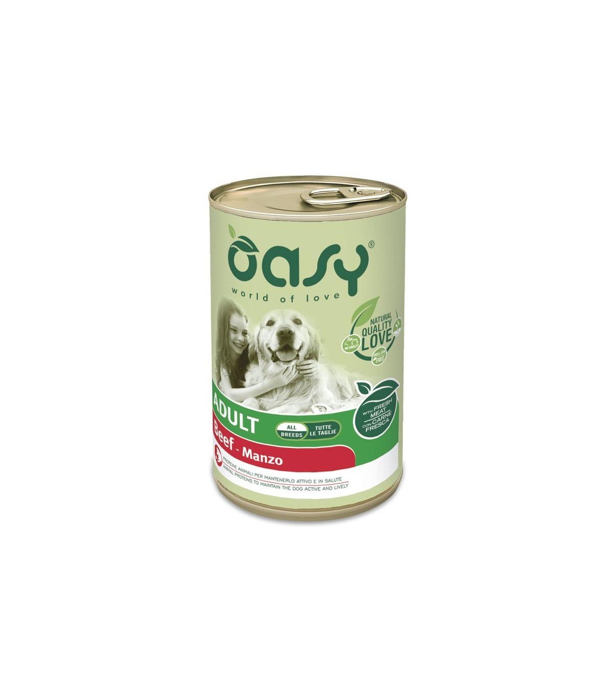 Oasy Wet Dog Lifes Ad Man 400G