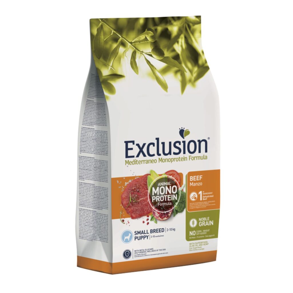 Exclusion M Pup Beef S 500G