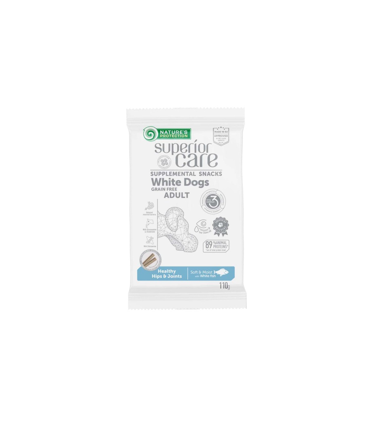 Np Sc White Dog Snack Gf Hip Joint 110Gr