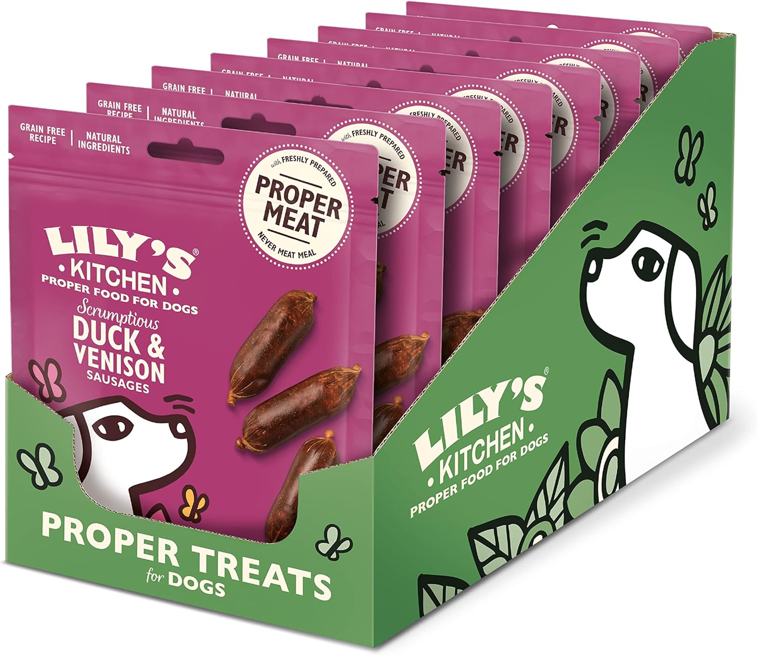Lk Snacks Dog Sausage Pollo Mela 70G