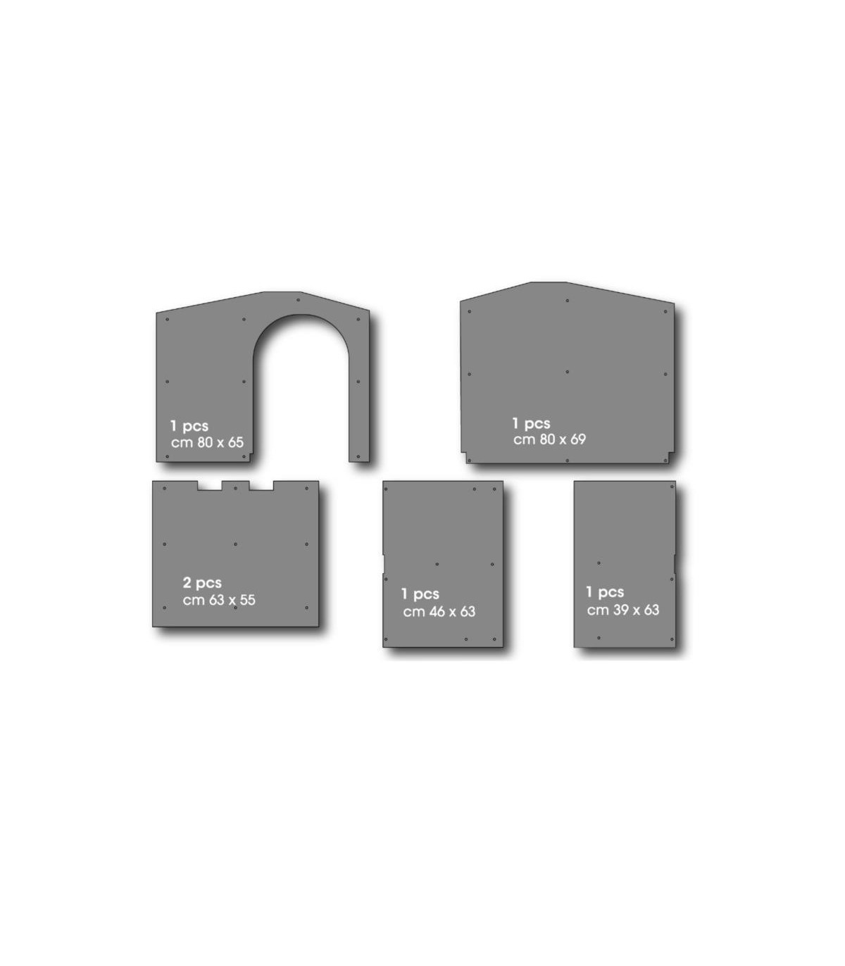 Cuccia Bungalow Large: Kit Isolante