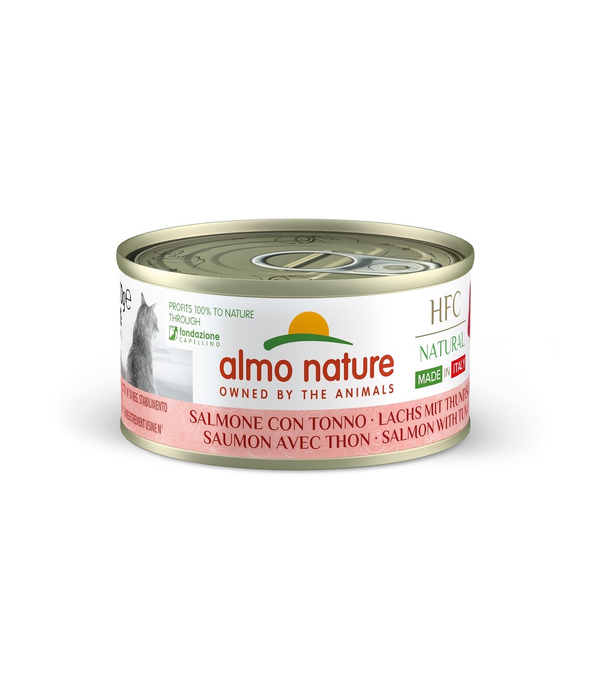 Almo Cat Nature Italy 70 Gr Salmone Tonn