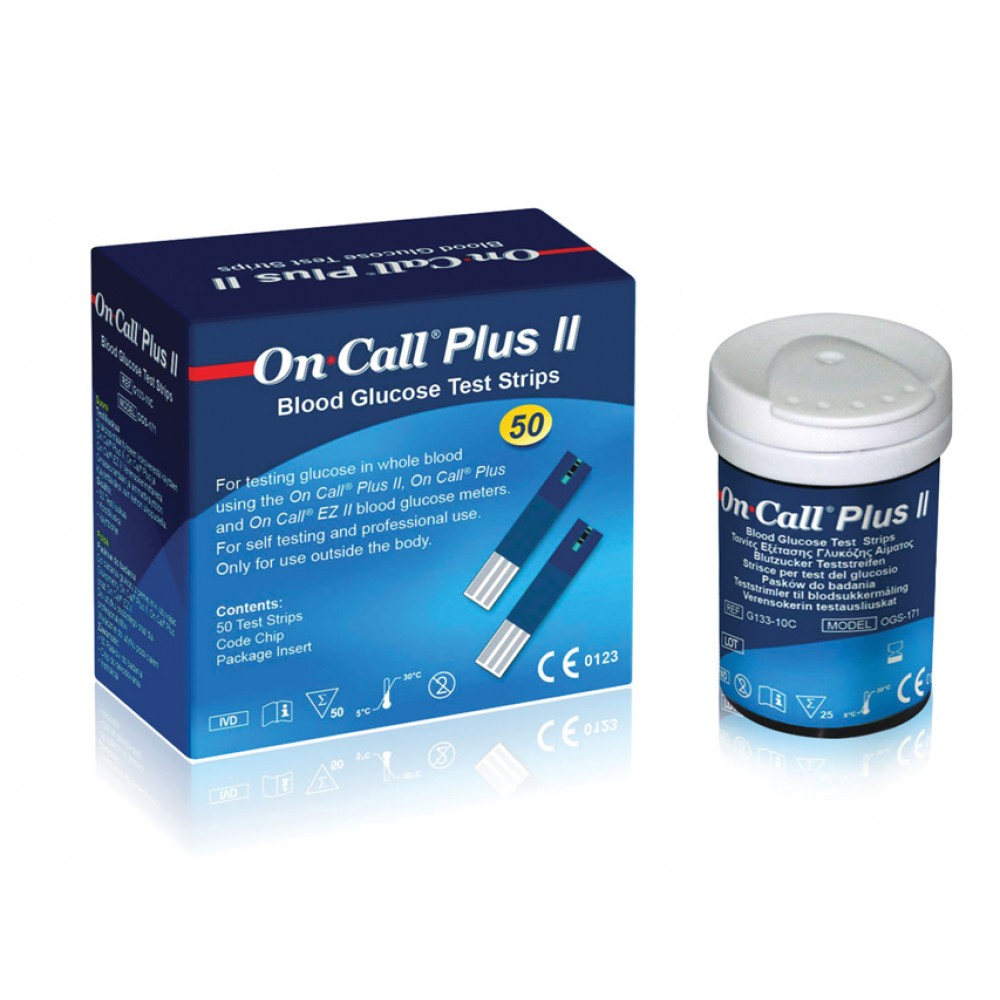 Strisce Glicemia On Call Plus Ii 50 Pezzi