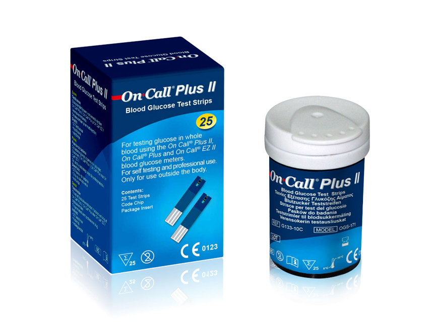 Strisce Glu Oncall Plus Ii 25P