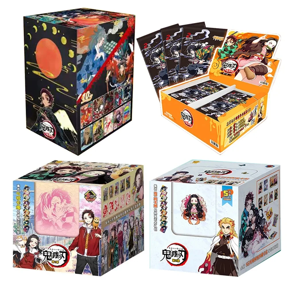 Demon Slayer Card Doratura Shining Card Unlimited Train Sp Card Eccellente Rare Card Tanji Lang Dumen Nezuko Regalo Per Bambini