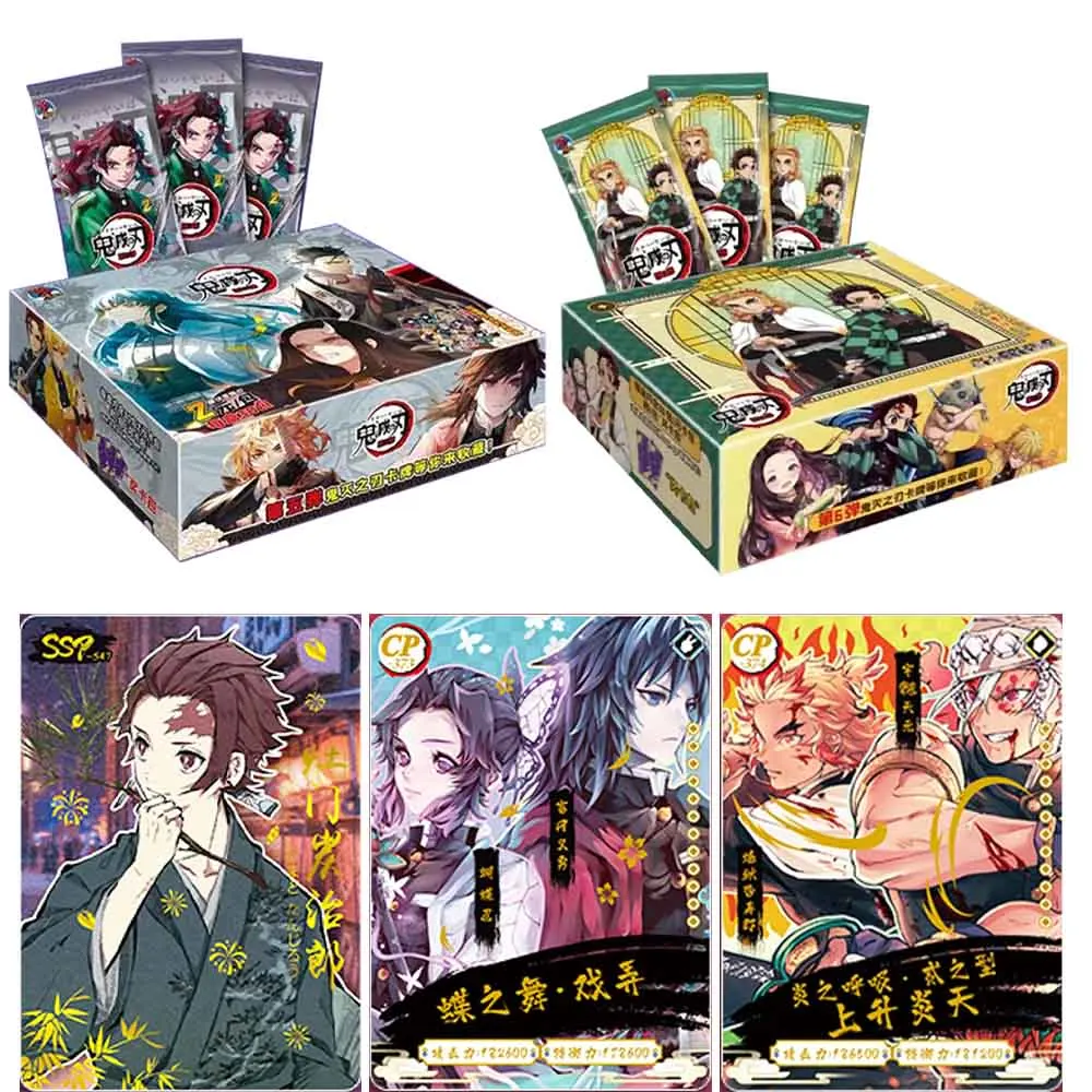 La Nuova Carta Demon Slayer Rare Ssp Card Deluxe Edition Card Nezuko Tanjiro Kanawo Collection Card Toys Regali