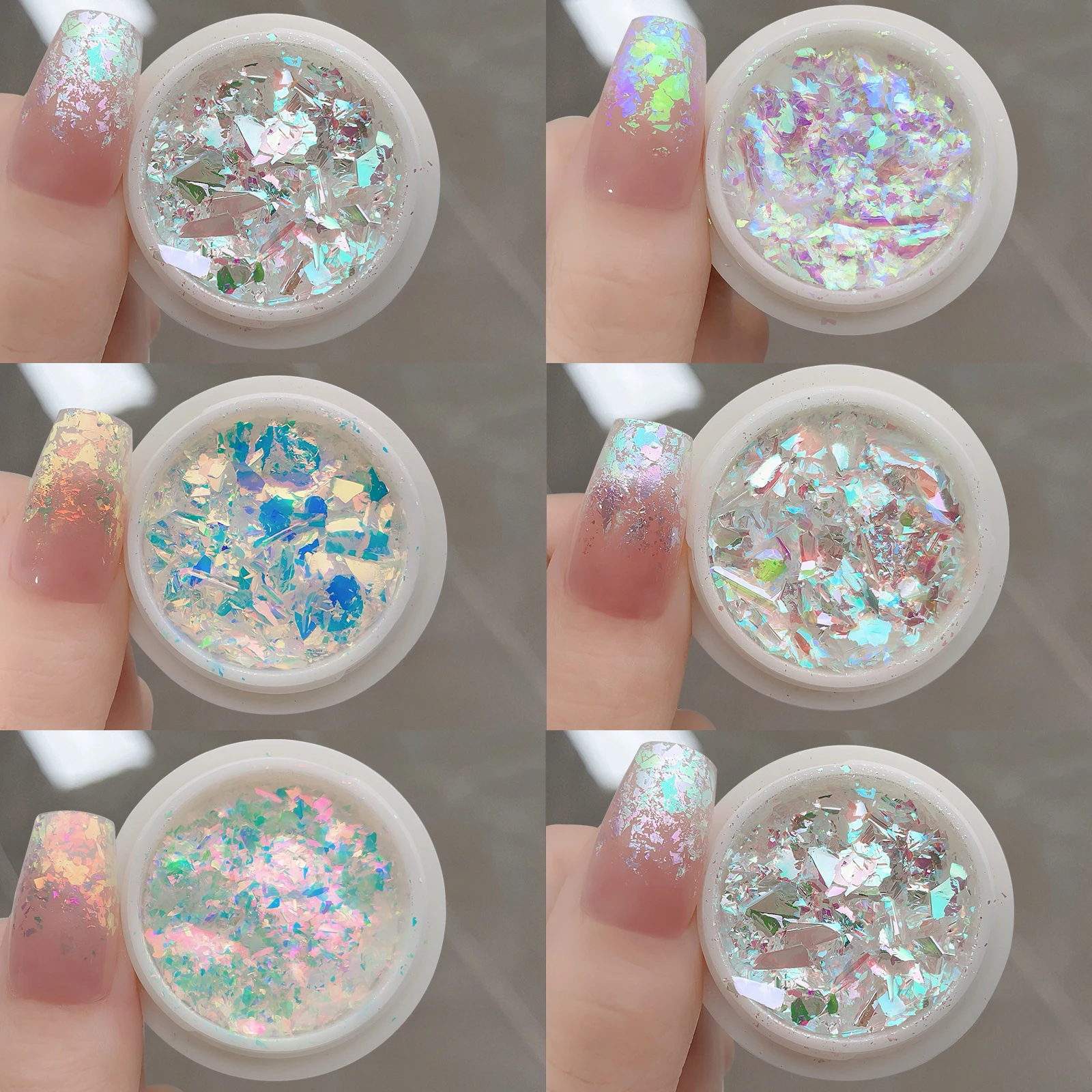 Miglioramento Delle Unghie Flash Opal Powder Aurora Fantasy Polvere Polarizzata Fantasy High Shining Nail Sequel Decoration