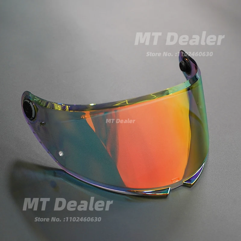 Spagna Mt Thunder 4 Lente Per Casco Galvanica Argento Magic Black Tea Trasparente Day Night Vision Booster