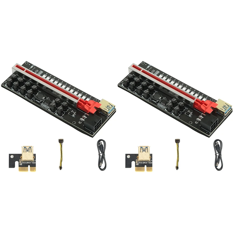 Ver018S Scheda Riser Pcie Cavo Di Prolunga Per Scheda Grafica Usb 3.0 Scheda Riser Extender Pcie Da 1X A 16X Per Minatore Minerario