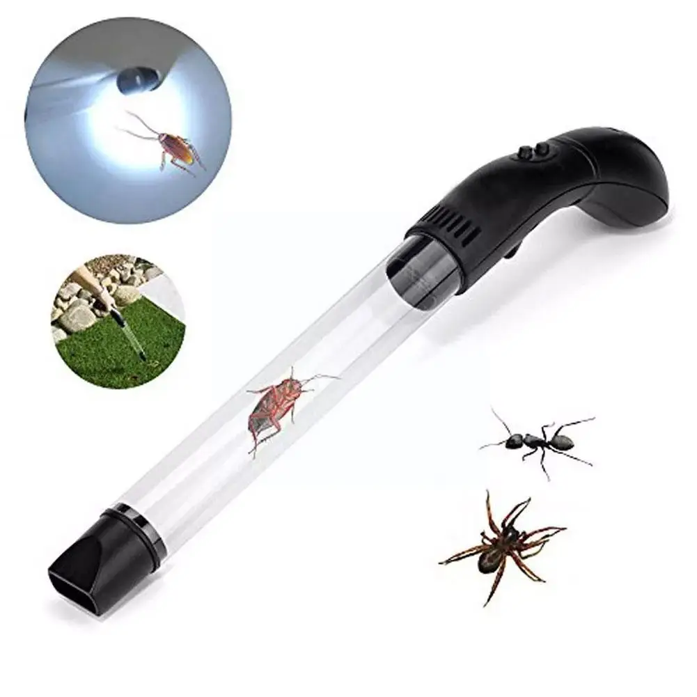 Led Trappola Di Aspirazione Per Insetti Catcher Fly Bugs Insetto Killer Sicurezza Insetticida Lampada Repellente Spider Littel Ventosa Per Parassiti S