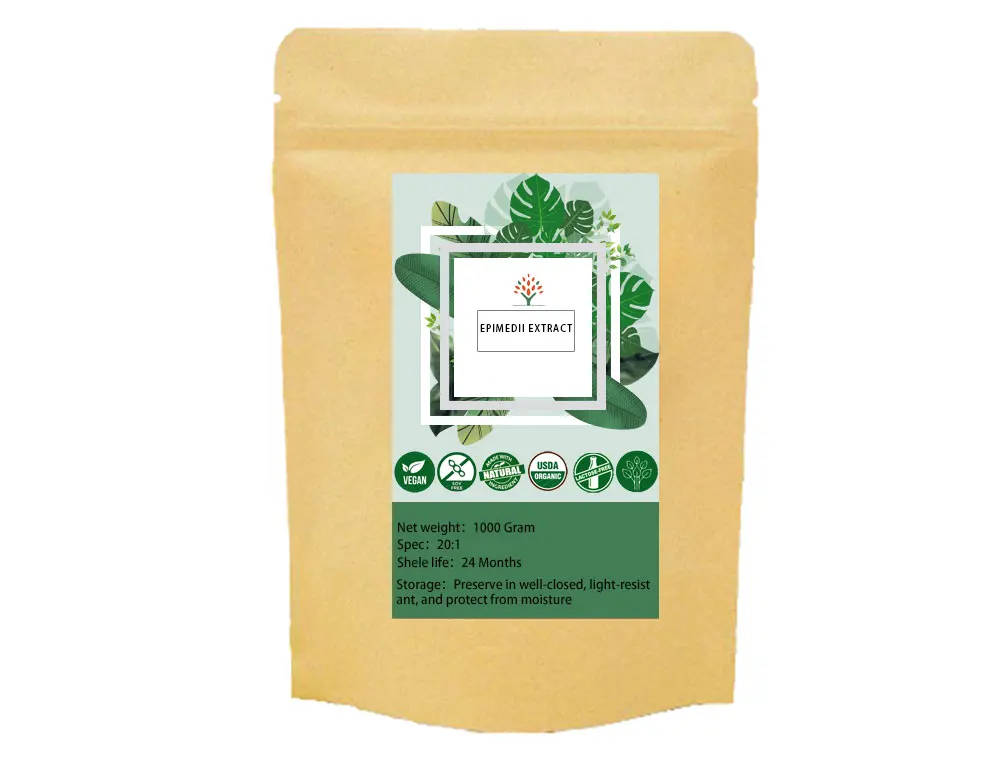 100-1000G Epimedium Puro P.E. 20:1, Spedizione Gratuita