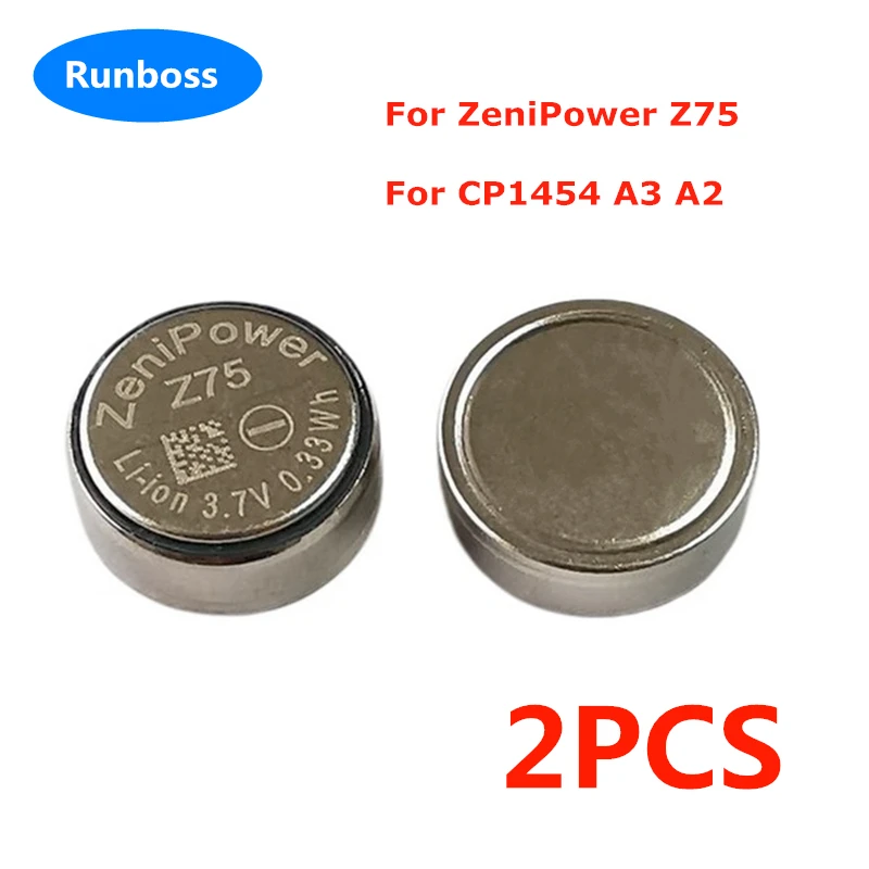 2 Pz 3.7V 89Mah Zenipower Z75 Batteria Cp1454 Per Master & Dynamic Mw07 E Samsung Gear Iconx 2018 E Galaxy Buds + Live Plus Sm-R140