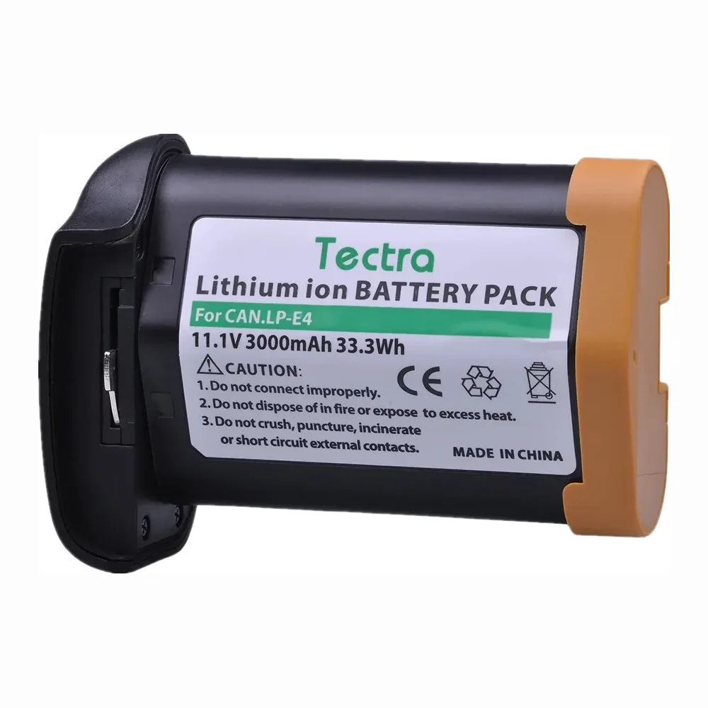 Batteria Per Canon Lp-E4 E Canon Eos-1D C, Eos-1D Mark Iii, Eos-1Ds Mark Iii, Eos-1D Mark Iv