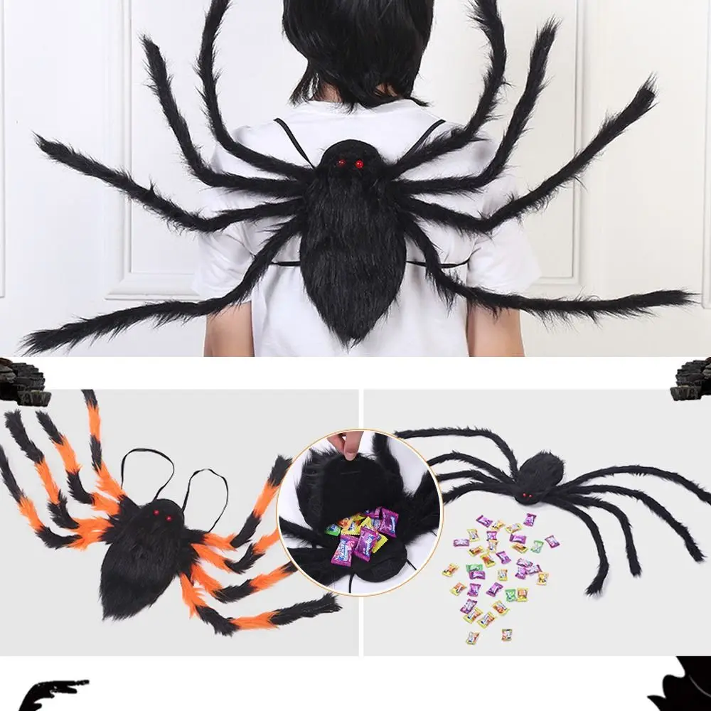 M/L Spider Zaino Large Spider Spider Pocket Spider Wing Spider Masquerade Puntelli Accessori Per Costumi Candy Bag Party