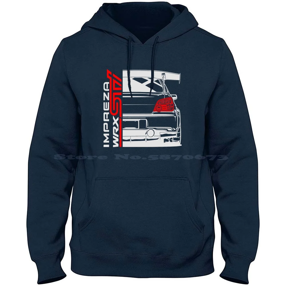 Sti Wrx 100% Cotone Felpa Con Cappuccio Racing Wrx Wrc Sti Imprza Sti Wrx Jdm Jdm Legends Jdm Classics Jdm Lovers Jdm Appassionato Jdm