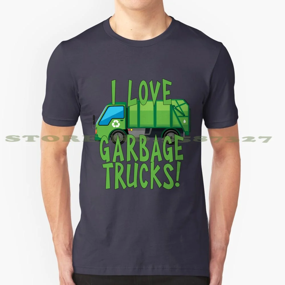 I Love Camion Della Spazzatura Moda Maglietta Vintage Magliette Camion Sì Camion Camion Camion Per Ragazzi Camion Camion Camion Della Spazzatura