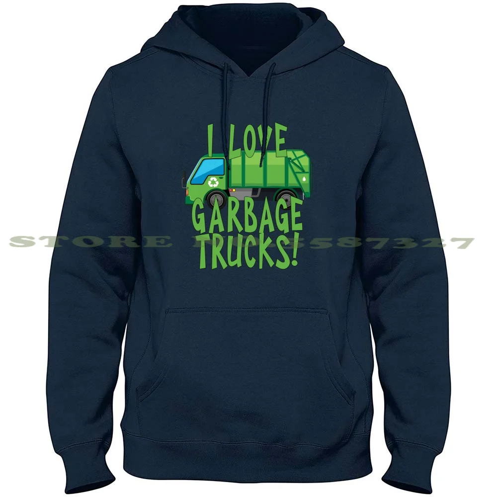 I Love Camion Della Spazzatura Felpe Con Cappuccio Felpa Per Uomo Donna Camion Sì Camion Camion Camion Per Ragazzi Camion Camion Della Spazzatura