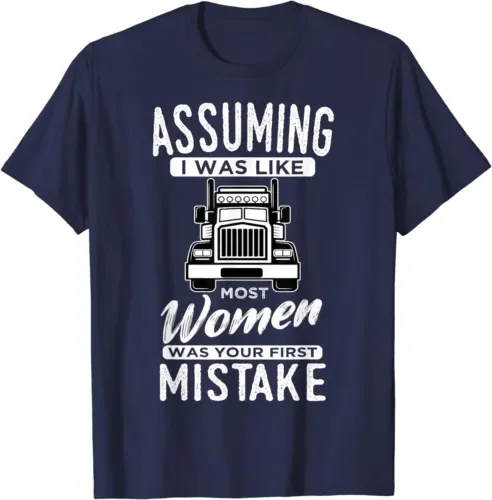 Truck Driver Trucker Teamster Truckie Vehicle Lgv T Shirt Maniche Lunghe O Corte