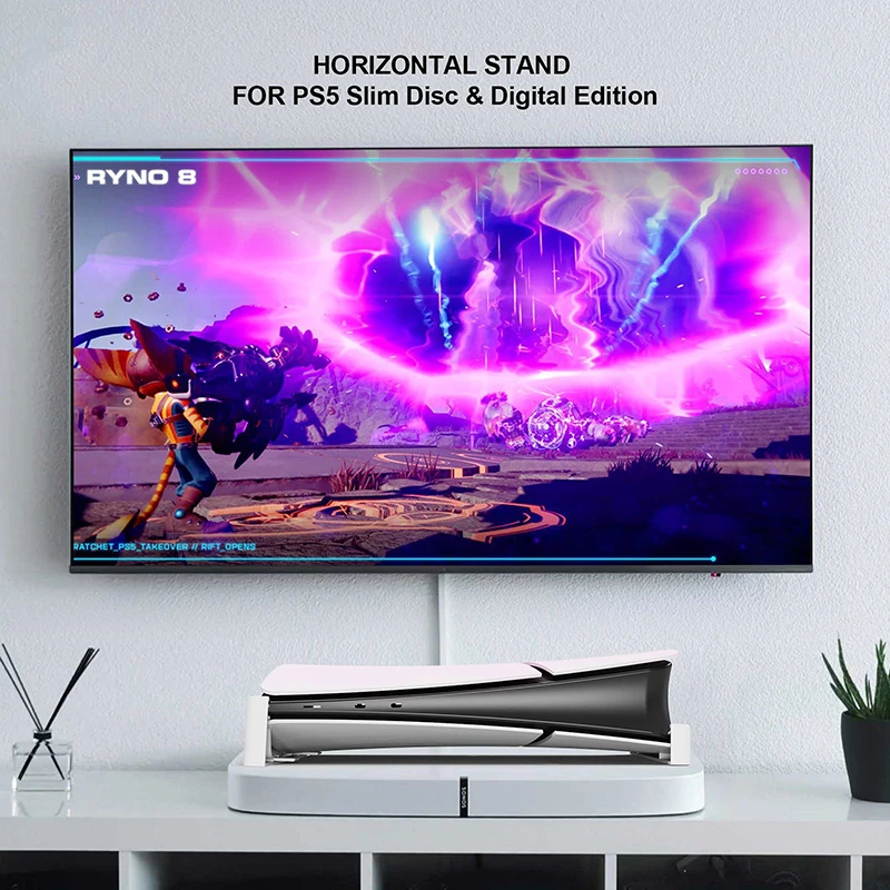 Supporto Orizzontale Per Accessori Slim Ps5 Playstation 5 Disc Version Digital Edition Base