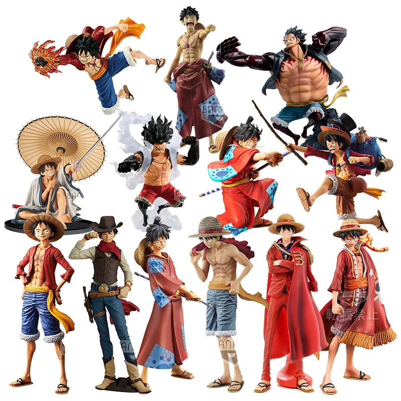Bandai Banpresto One Piece Wano Country Cappello Di Paglia Red Monkey D. Luffy Action Figure