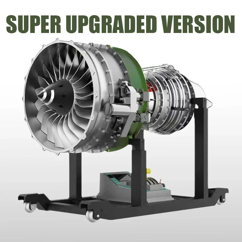 Kit Di Montaggio Per Kit Motore Turbofan A Doppia Bobina Fai-Da-Te 1/10 Modello Di Motore Per Aerei Elettrici Motore Turbofan Per Aviazione Giocattolo