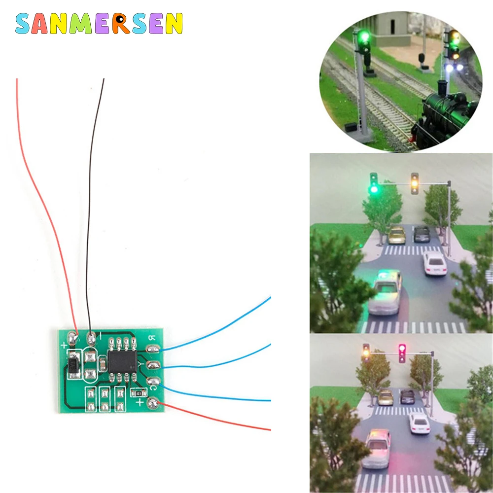 Ho N Modello In Scala Circuito Elettrico Segnale Semaforo Modello Ho Scala Treno Miniature Ferroviarie Modelli Fai Da Te Scene