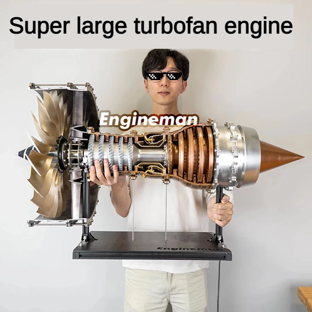 Modello Di Motore Turbofan In Edizione Limitata Personalizzato Motore Turbofan Aeronautico Sussidi Didattici Engineman Mostra Modello Giocattoli Regal