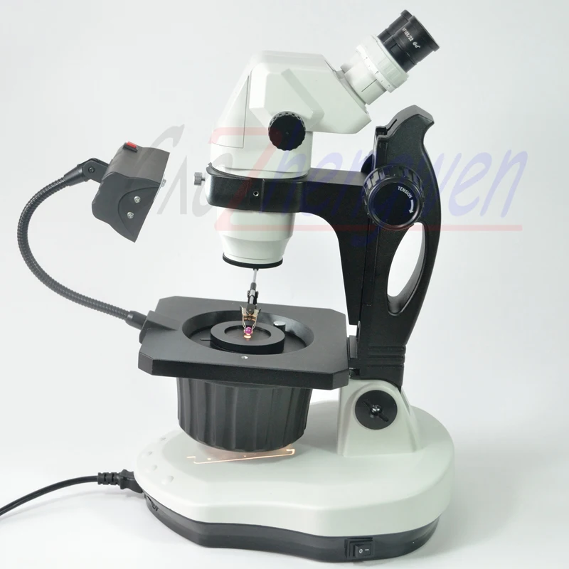 Fyscope 3.35X-90X Microscopio Con Zoom Stereo 6.7X-45X Microscopio Con Zoom Stereo Gemma Gioiello Avanzato