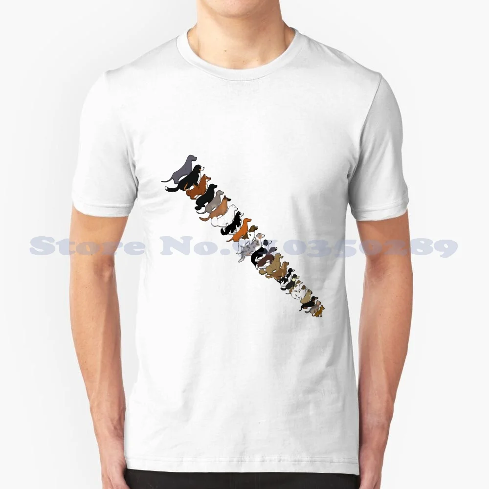 Molti Cani Nero Bianco Grigio Moda Tshirt Dog E On Australia Pastore Border Collie Comic Dog Dog Dog School Dog Trainer