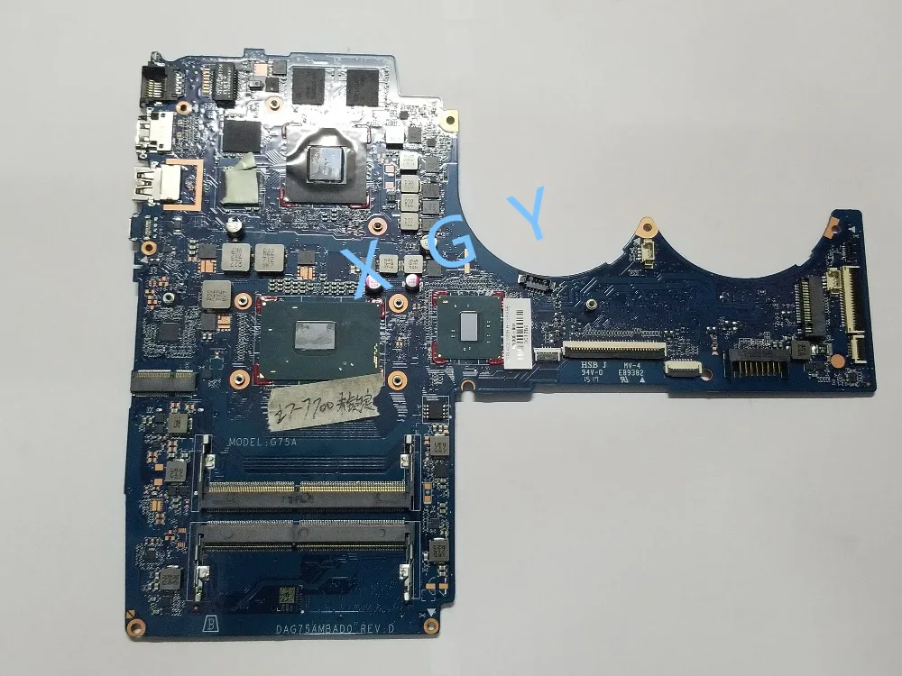 Per Hp 15-Cb045Wm 15-Cb Scheda Madre Del Computer Portatile W/I7-7700Hq Gtx1050 4 Gb Dag75Ambad0 926305-601 926305- 501 926305-001