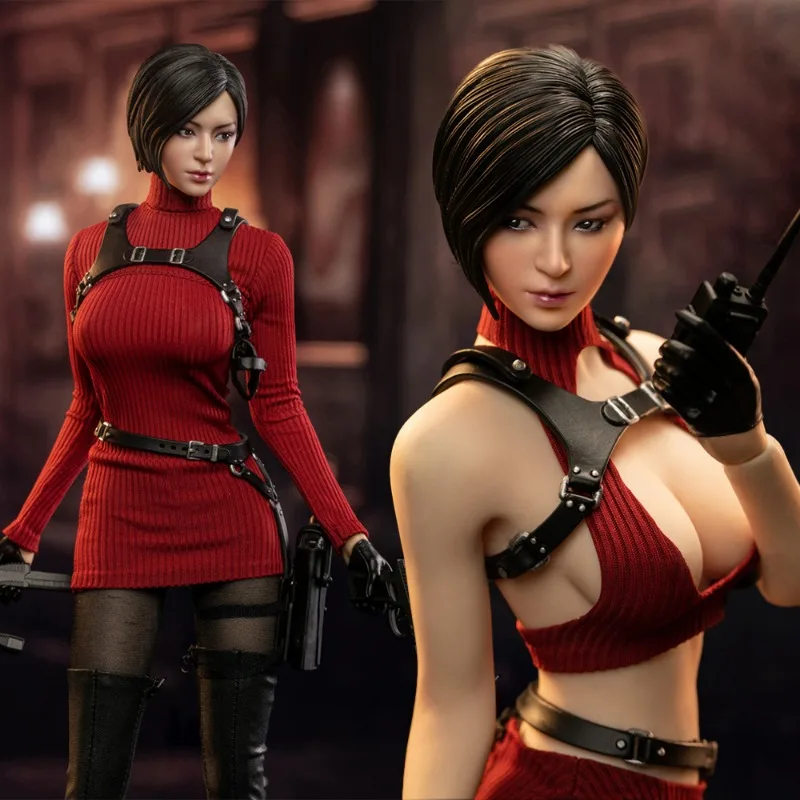 In Magazzino Sw Toys Fs056 1/6 Soldato Femminile Resident Evil Red Maglione Dress Miss Wong Ada 12 Action Figure Body Model Set Completo