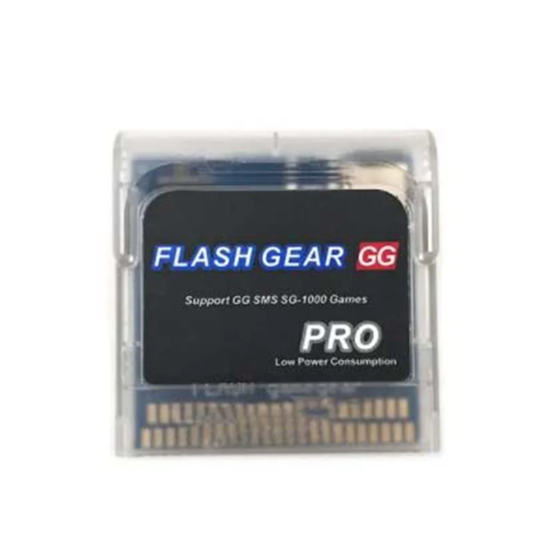 Flash Gear Saving Flash Cart Game Card Pcb Per Game Gear System Shell, Trasparente