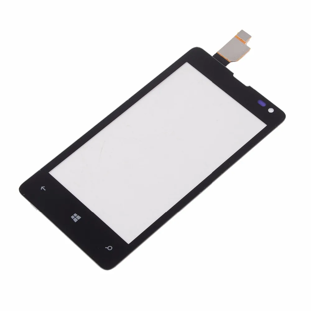Per Nokia Microsoft Lumia 435 N435 532 N532 Alloggiamento Touch Screen Digitizer Panel Glass