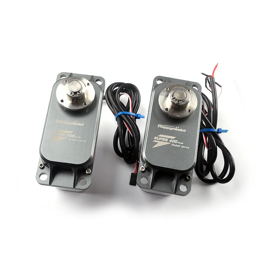 Happymodel 200Kg / 400Kg High Torque Metal Servo Steering Gear Super200 400 Plus Suitable For 12V-24V Large Robot Arm Diy Models