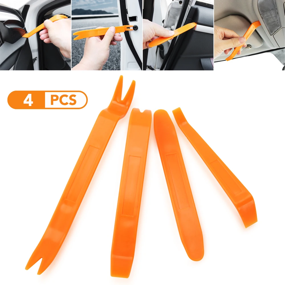 Car Styling Radio Removal Key Pin Tool Per Mitsubishi Asx Outlander Lancer Mercedes W203 W211 W204 Fiat 500 Ducato Accessori