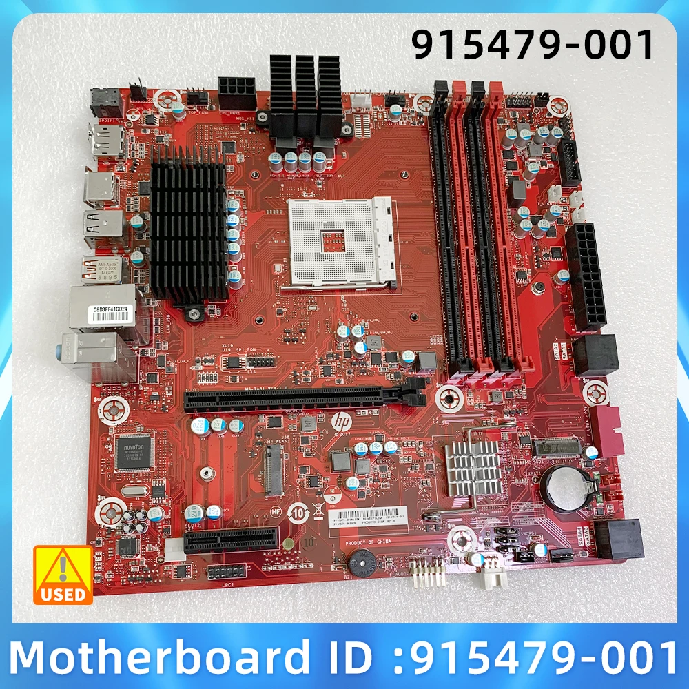 Per Hp Omen 880 880- 010Na 915479-001 Amd Prom2 Socket Am4 Uatx Scheda Madre