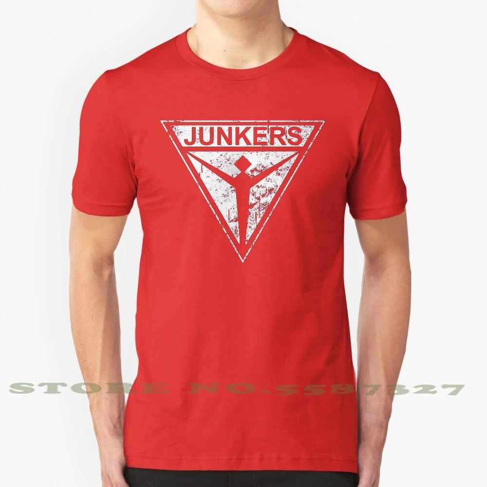 Junkers Stuka Germany Ww2 Bomber White Cool Design Trendy T-Shirt Tee Stuka Bomber Dive German Ww2 Junkers Logo Aereo Aereo