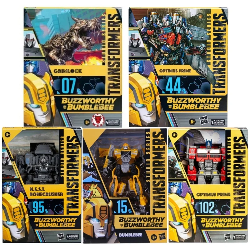Anime Original Strappo Transformers Toys Movie 7 Bb Optimus Prime Grimlock Bumblebee Bonecrusher Transformers Robot Raccogli Giocattoli