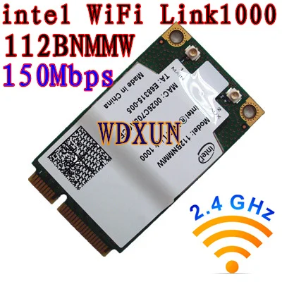 Centrino Wireless-N 1000 1X2 Ieee 802.11B/G/N 300Mbps Adattatore Wireless Wi-Fi 112Bnhmw