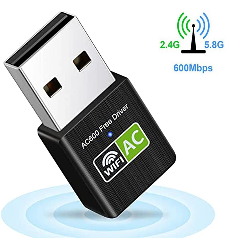 Adattatore Per Antenna Wifi Ricevitore Wi-Fi Scheda Di Rete Usb Dual Band Rtl8811 802.11Ac Di Piccole Dimensioni Per Computer Windows