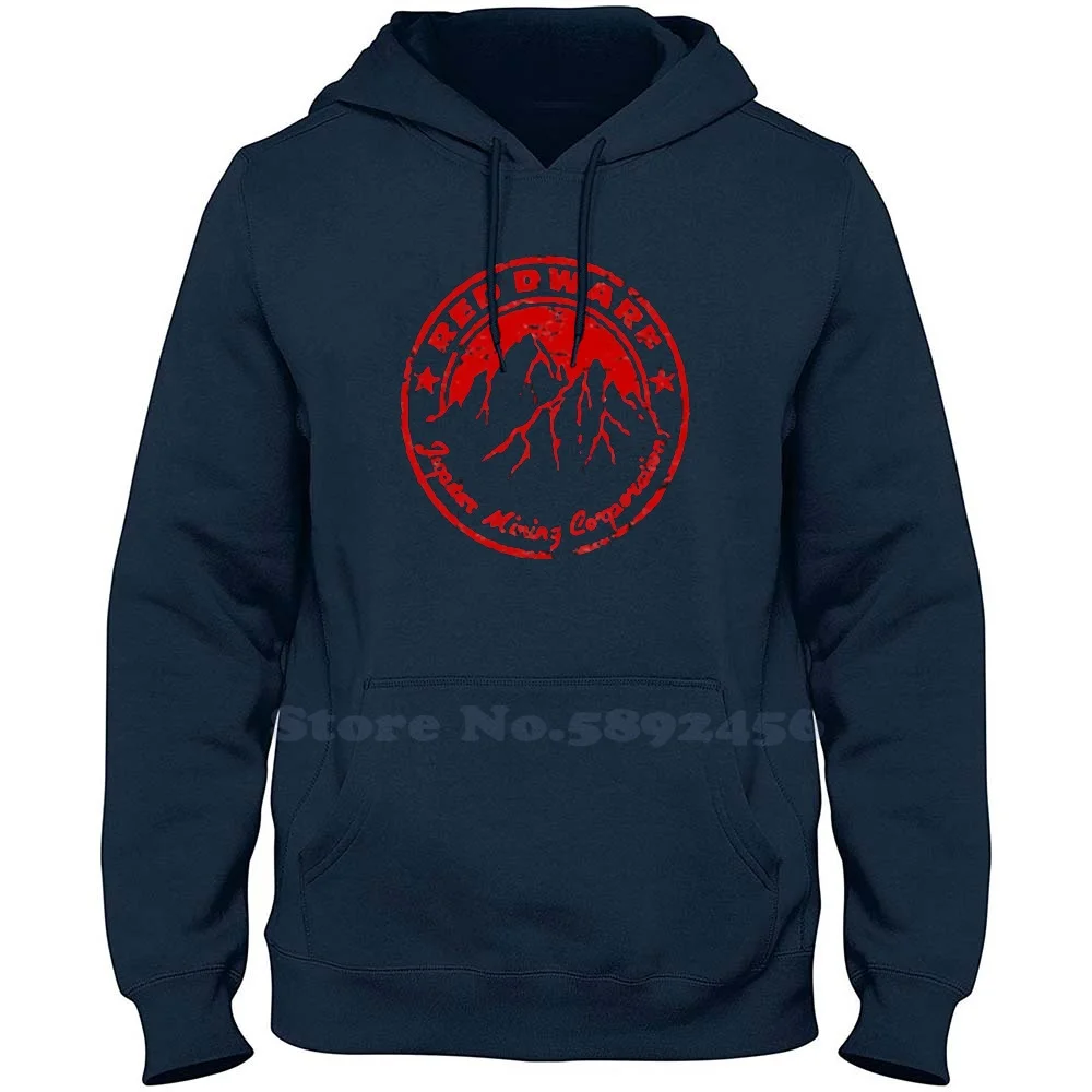 Jupiter Mining Distressed Pocket Position Smeta Head Red Dwarf Felpa Con Cappuccio In Cotone 100% Felpa Casual