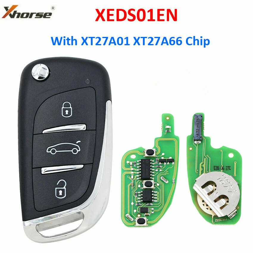 Keyecu Xhorse (Versione Inglese) Universale Super Telecomando Ds Tipo Di Supporto Per 4C 4D 4E 8C 8A 48 8E 7935 7936 7938 Chip Di Xeds01En
