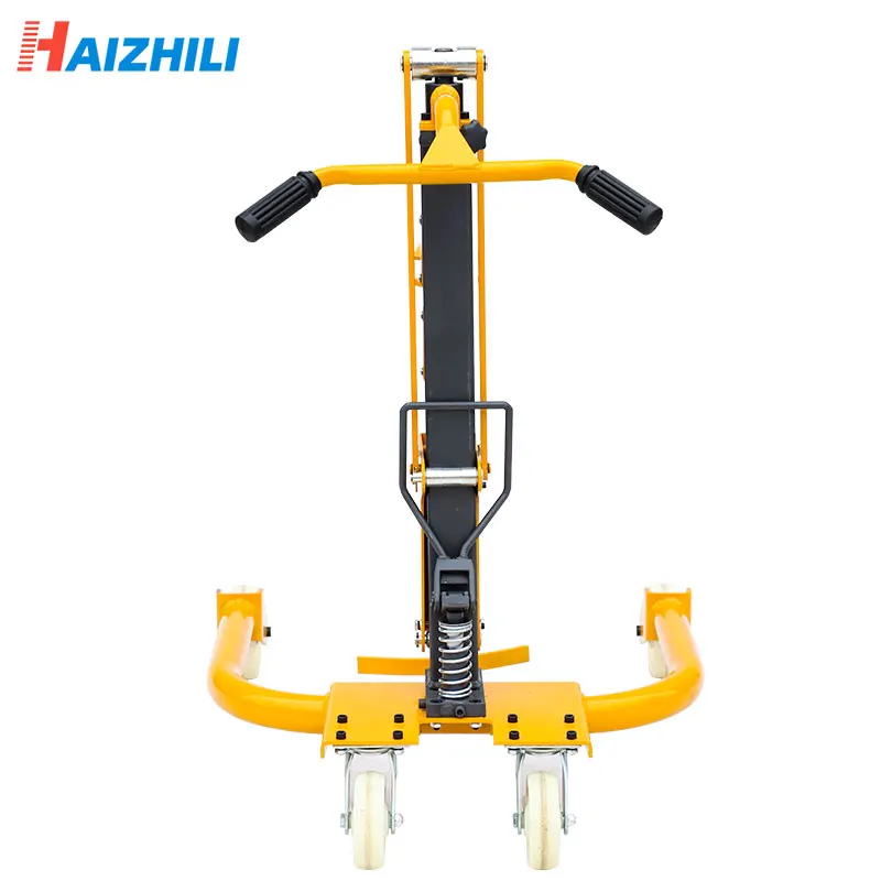 Haizhili Carrello Per Fusti Di Olio Manuale Personalizzato 300Kg Movimentazione Attrezzature Per Il Trasporto Sollevatore Per Fusti Di Petrolio Con Mo