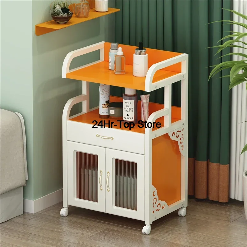 Tattoo Rolling Salon Trolley Portaoggetti Per Cosmetici Carrello Per Parrucchieri Cassetti Medici Wozek Muslimy Salon Furniture Bl50St